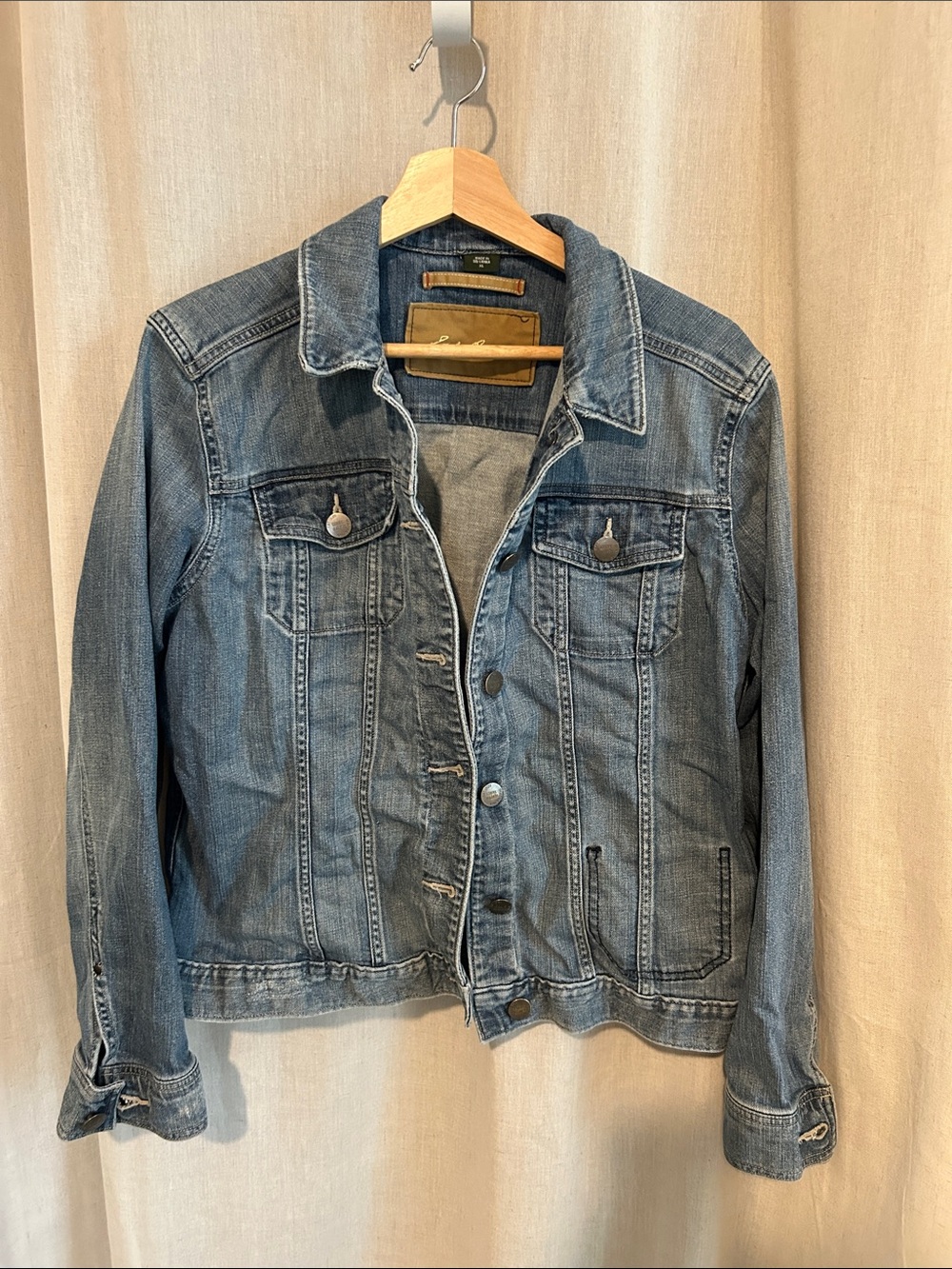 Eddie Bauer denim jean jacket XL